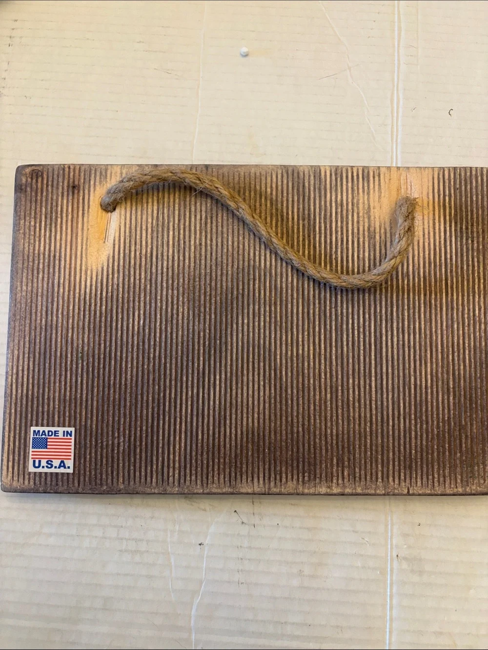 Harley-Davidson Wood Shield Sign in Orange, Black and Cream
